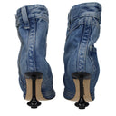 Loewe Toy Ankle Boots Women's Fabric Blue/Denim