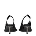Jil Sander Damens Sandalen Leder Schwarz