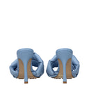 Bottega Veneta Damens Sandalen Hellblau/Eisleder