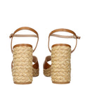 Stuart Weitzman Dayna Sandalen Damess Bruin leer