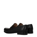 Salvatore Ferragamo Men's Rolo Moccasins Black Leather