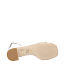 Stuart Weitzman Nudistcurve Femmes's Sandales Cuir Argenté