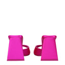 Sandali The Attico Mini Devon da donna in raso fucsia