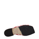 Jimmy Choo Slippers En Klompen Nako Damess Stof Oranje/Paprika
