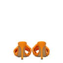 Bottega Veneta Women's Sandals Orange/Mandarin Leather