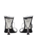 The Attico Ester Women's Sandals Silver Leather