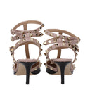Valentino Garavani Rockstud Sandals Women's Glossy Black/Dusty Pink