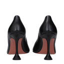 Amina Muaddi Iris Décolleté Women's Leather Black