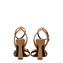 Versace Damess Bruin lederen sandalen