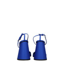 De Attico-vrouwens Sandalen Satijn Blauw/Kobalt