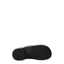 Salvatore Ferragamo Nee Dames's Leren zwarte slippers en klompen