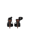 Saint Laurent Blade Sandals Women Leather Black