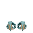 Bottega Veneta Women's Sandals Sky Blue/Ice Moon Leather