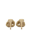 Bottega Veneta Lido Women's Sandals Raffia Beige/Sugar Cane