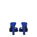 The Attico Kaia Sandali Donna's Blu satinato/cobalto