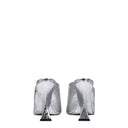 The Attico Cheope Sandali Donna Pelle Argento