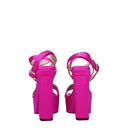 Jimmy Choo Gaia Women's Sandals Satin Fuchsia
