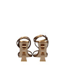 Palm Angels Women's Sandals Leather Gold/Dark Gold