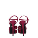 Dolce&Gabbana Women's Sandals Fuchsia/Hibiscus Leather
