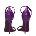 Dolce&Gabbana Damens Sandalen Lila Leder