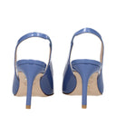 Stuart Weitzman Stuart Donna Glossy Sandals Sky Blue/Steel Blue