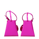 The Attico Piper Sandali Donna Satin Fucsia