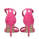 Stuart Weitzman Nunakedcurve Sandals For Women In Fuchsia Suede