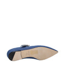 Jimmy Choo Cheri Ballerina Women's Fabric Blue/Denim