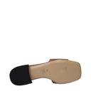 Valentino Garavani Slides And Clogs Women's Leather Brown/Tobacco