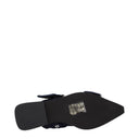 Ganni Damens Sandalen Stoff Blau/Denim