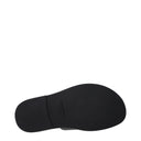 Salvatore Ferragamo Men's Lionel Leather Black Slides And Clogs