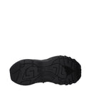 Versace Herrens Turnschuhe aus schwarzem Stoff