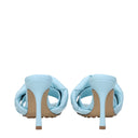 Bottega Veneta Women's Sandals Pale Blue Leather