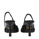 Prada Mujers Sandalias Red Negro