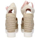 Stella Mc Cartney Women's Satin Beige/Dust Pink Pumps