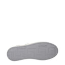 Versace Hombres Zapatillas Piel Blanco/Negro