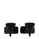 The Attico Ada Sandalias Mujers Tela Negra