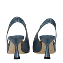 Jimmy Choo Liya Sandals Women Leather Blue/Blue Crepuscolo
