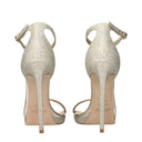 Jimmy Choo Alva Women's Sandals Glitter Gold/Platinum