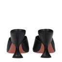 Amina Muaddi Taylor Sandals Women Leather Black