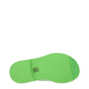 Salvatore Ferragamo Geneva Men's Flip Flops And Clogs Green/Lime Rubber