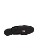 Dolce&Gabbana Women's Velvet Black Slippers And Clogs