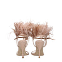 Stuart Weitzman Women's Suede Sandals Pink/Dust Pink