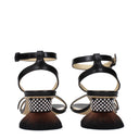 Loewe Women's Sandals Black Leather