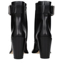 Jimmy Choo Myos Damens Lederstiefel Schwarz