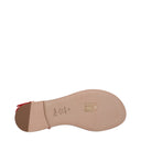 Christian Dior Women's Flip Flops Pink/Coral Leather