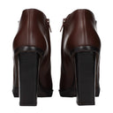Max Mara Braidy Stiefeletten Damen Leder Braun/Walnuss