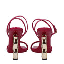 Dolce&Gabbana Women's Sandals Fuchsia/Cyclamen Patent Leather
