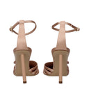 Salvatore Ferragamo Ermelia Women's Sandals Satin Pink/Flesh Pink