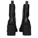 Jimmy Choo Eugenie Damens Lederstiefeletten Schwarz